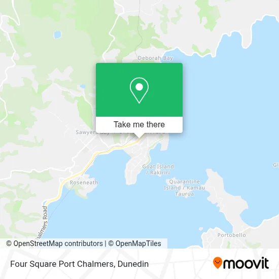 Four Square Port Chalmers map