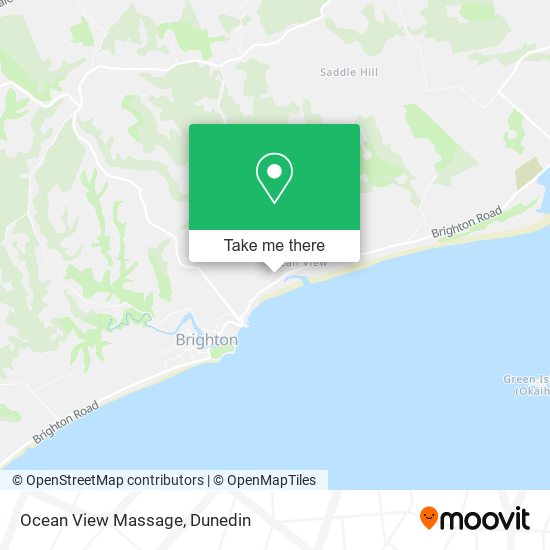 Ocean View Massage map