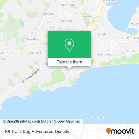 K9 Trails Dog Adventures map