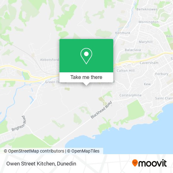 Owen Street Kitchen map