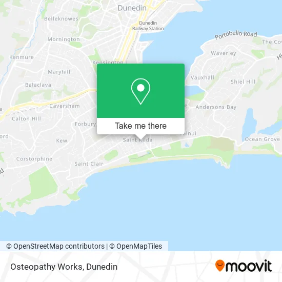 Osteopathy Works map