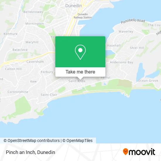 Pinch an Inch map