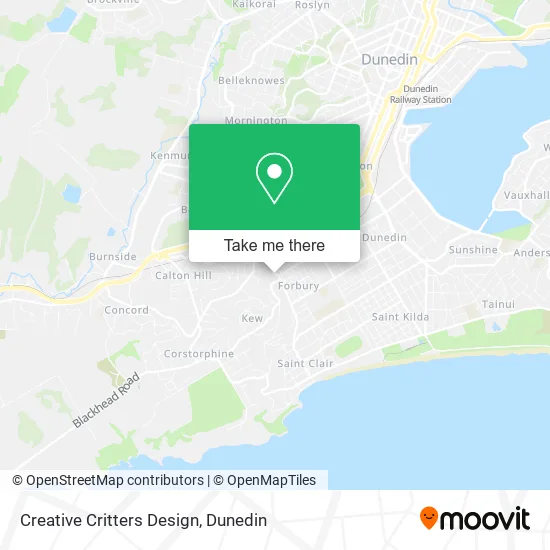 Creative Critters Design map