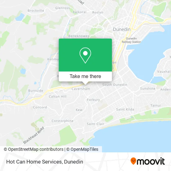 Hot Can Home Services map