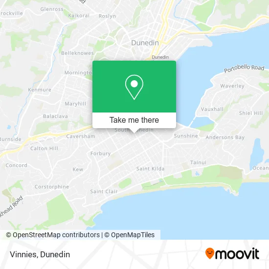 Vinnies map