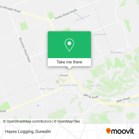 Hayes Logging map