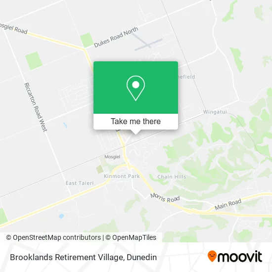 Brooklands Retirement Village map