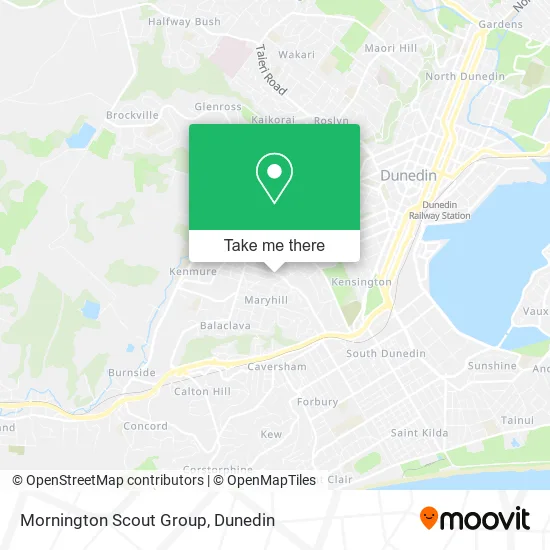 Mornington Scout Group map
