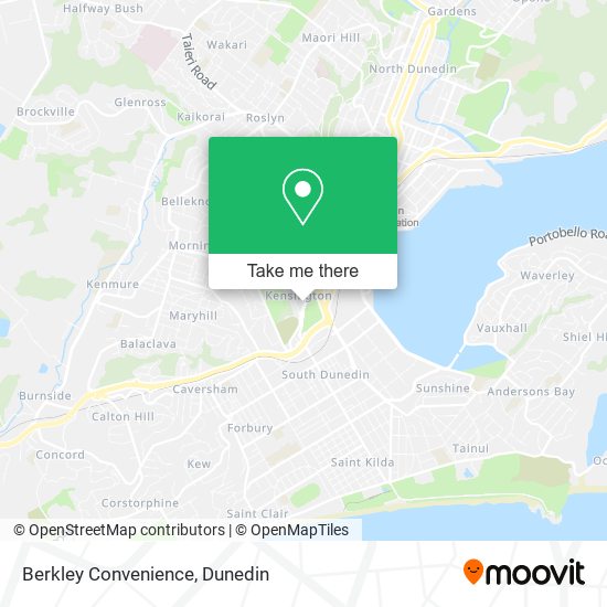 Berkley Convenience map