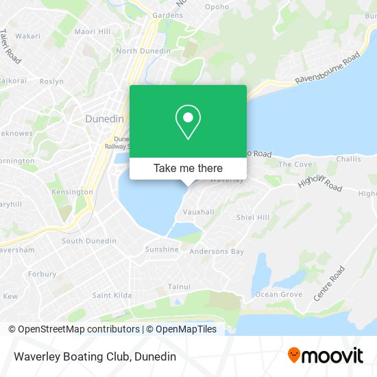 Waverley Boating Club map