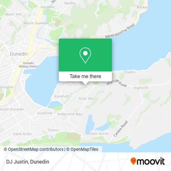 DJ Justin map