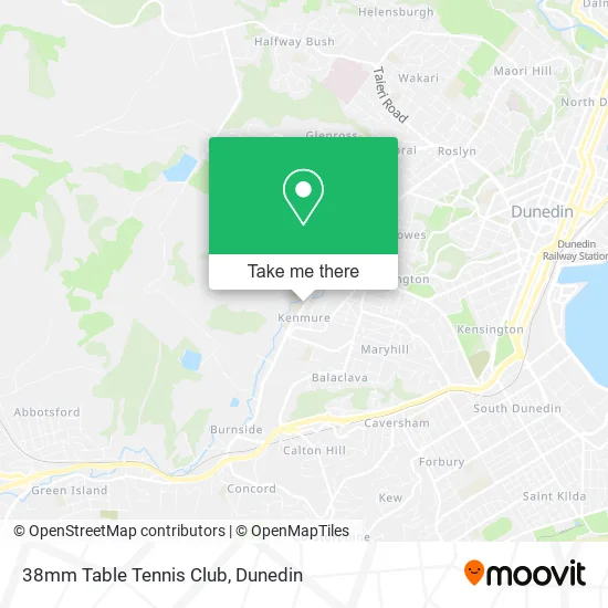 38mm Table Tennis Club map