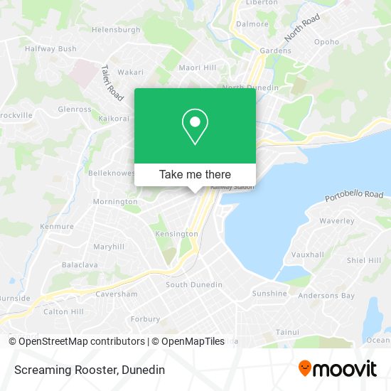 Screaming Rooster map