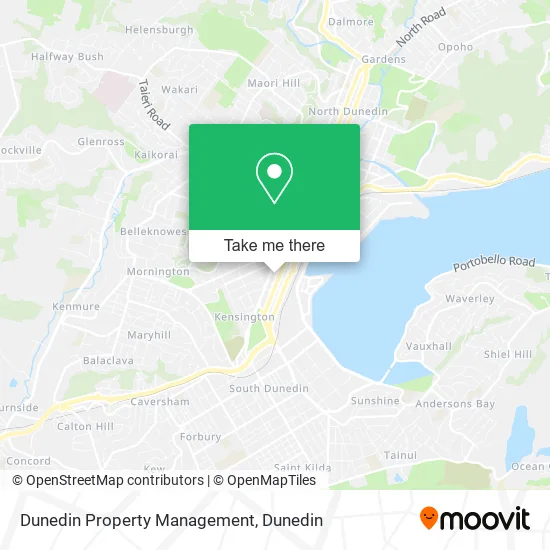 Dunedin Property Management map