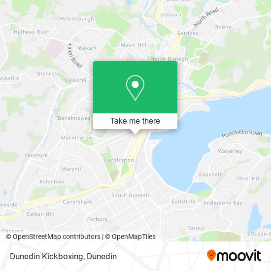 Dunedin Kickboxing map