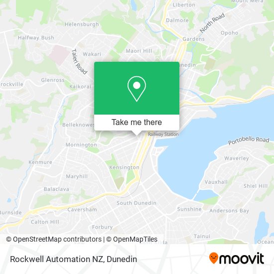 Rockwell Automation NZ map