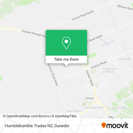 Humblebumble Trades NZ map