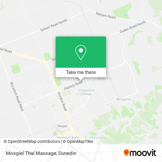 Mosgiel Thai Massage map
