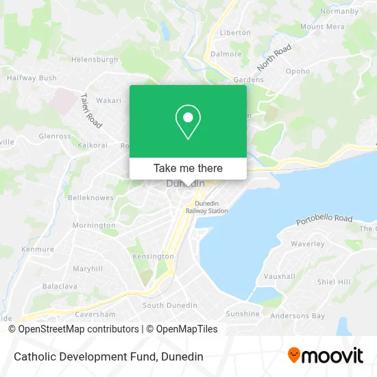 Catholic Development Fund map