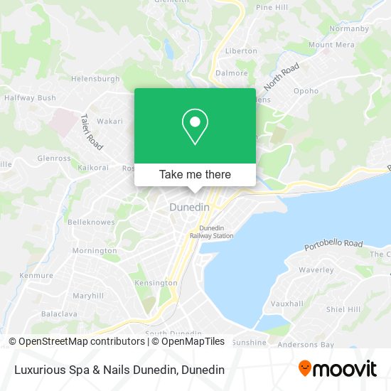 Luxurious Spa & Nails Dunedin map