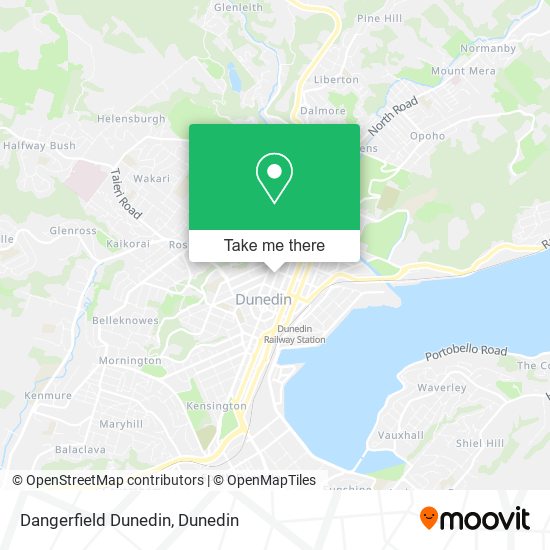 Dangerfield Dunedin map