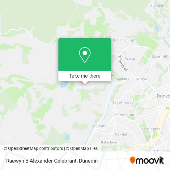 Raewyn E Alexander Celebrant map