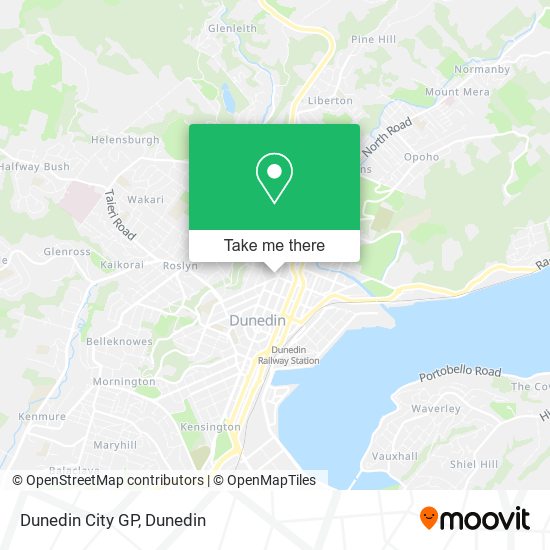 Dunedin City GP map
