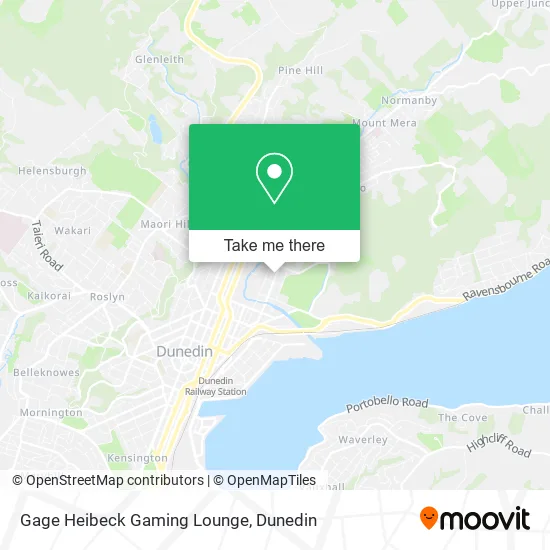 Gage Heibeck Gaming Lounge map