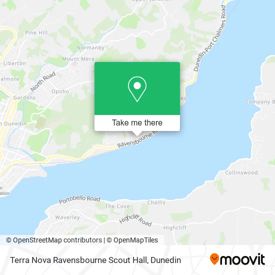 Terra Nova Ravensbourne Scout Hall map