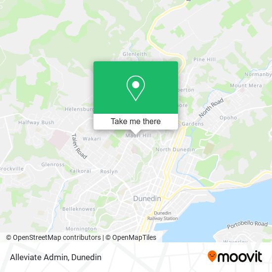 Alleviate Admin map