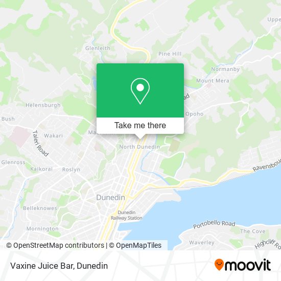 Vaxine Juice Bar map