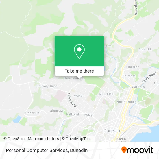 Personal Computer Services map