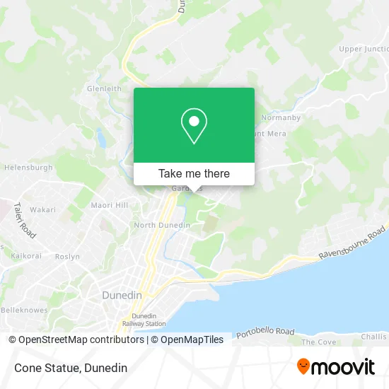 Cone Statue map