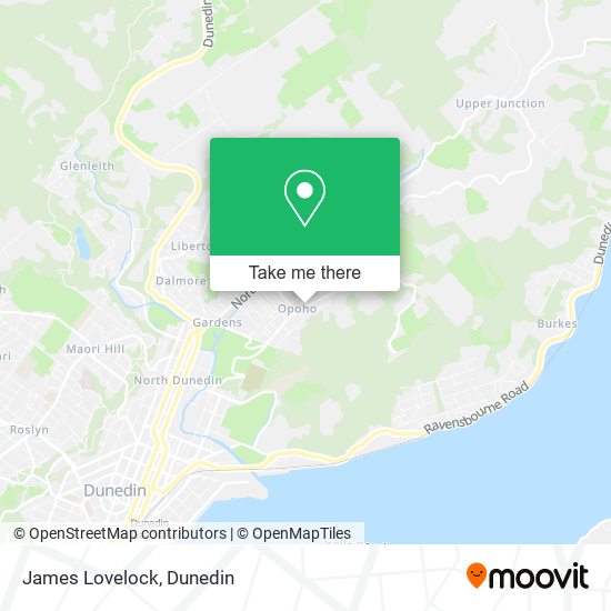 James Lovelock map