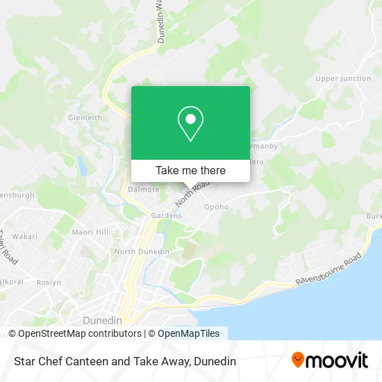 Star Chef Canteen and Take Away map