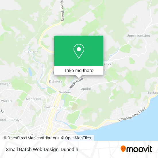 Small Batch Web Design map