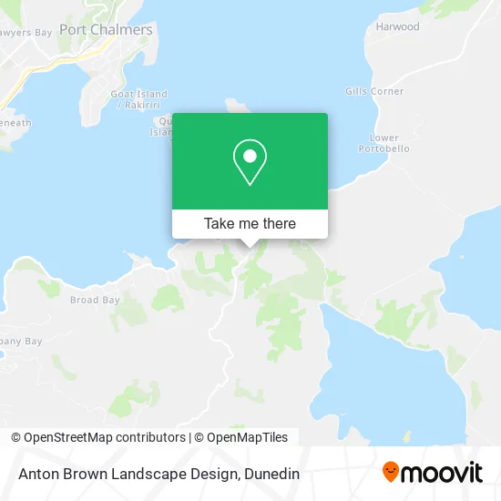 Anton Brown Landscape Design map