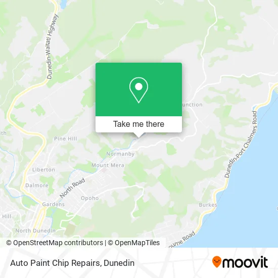 Auto Paint Chip Repairs map