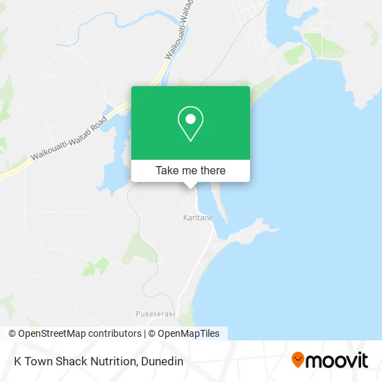 K Town Shack Nutrition map