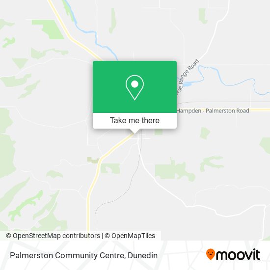 Palmerston Community Centre map