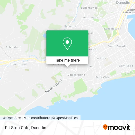 Pit Stop Cafe map