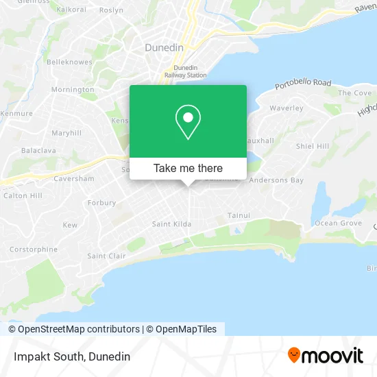 Impakt South map