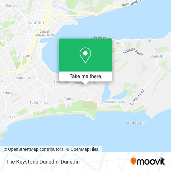 The Keystone Dunedin map