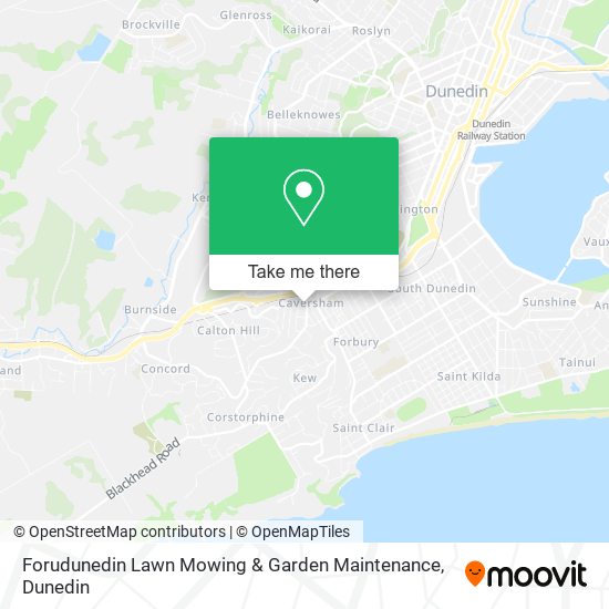 Forudunedin Lawn Mowing & Garden Maintenance map
