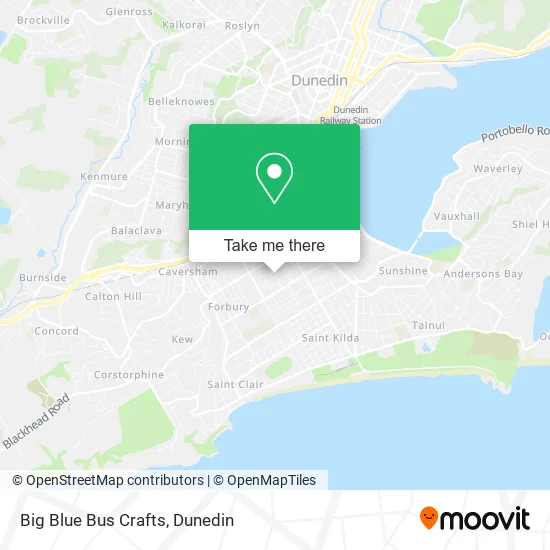 Big Blue Bus Crafts map