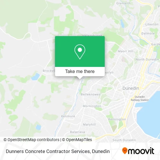 Dunners Concrete Contractor Services map