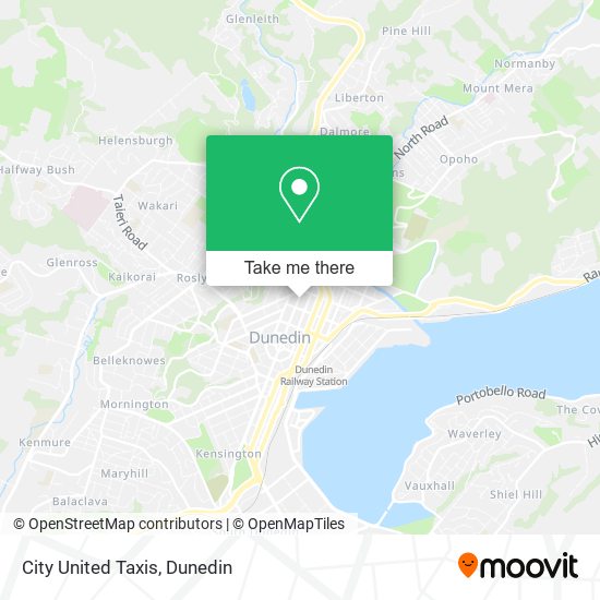 City United Taxis map