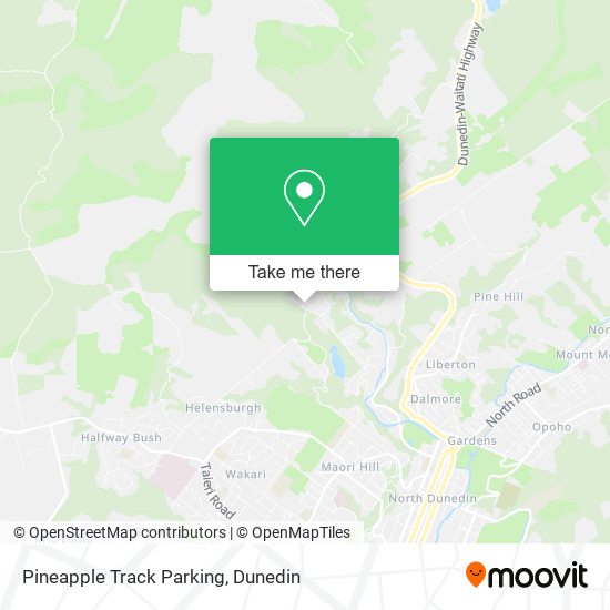 Pineapple Track Parking map