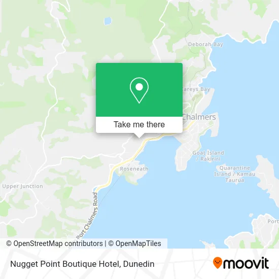 Nugget Point Boutique Hotel map