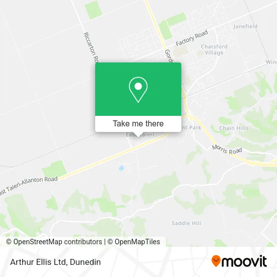 Arthur Ellis Ltd map